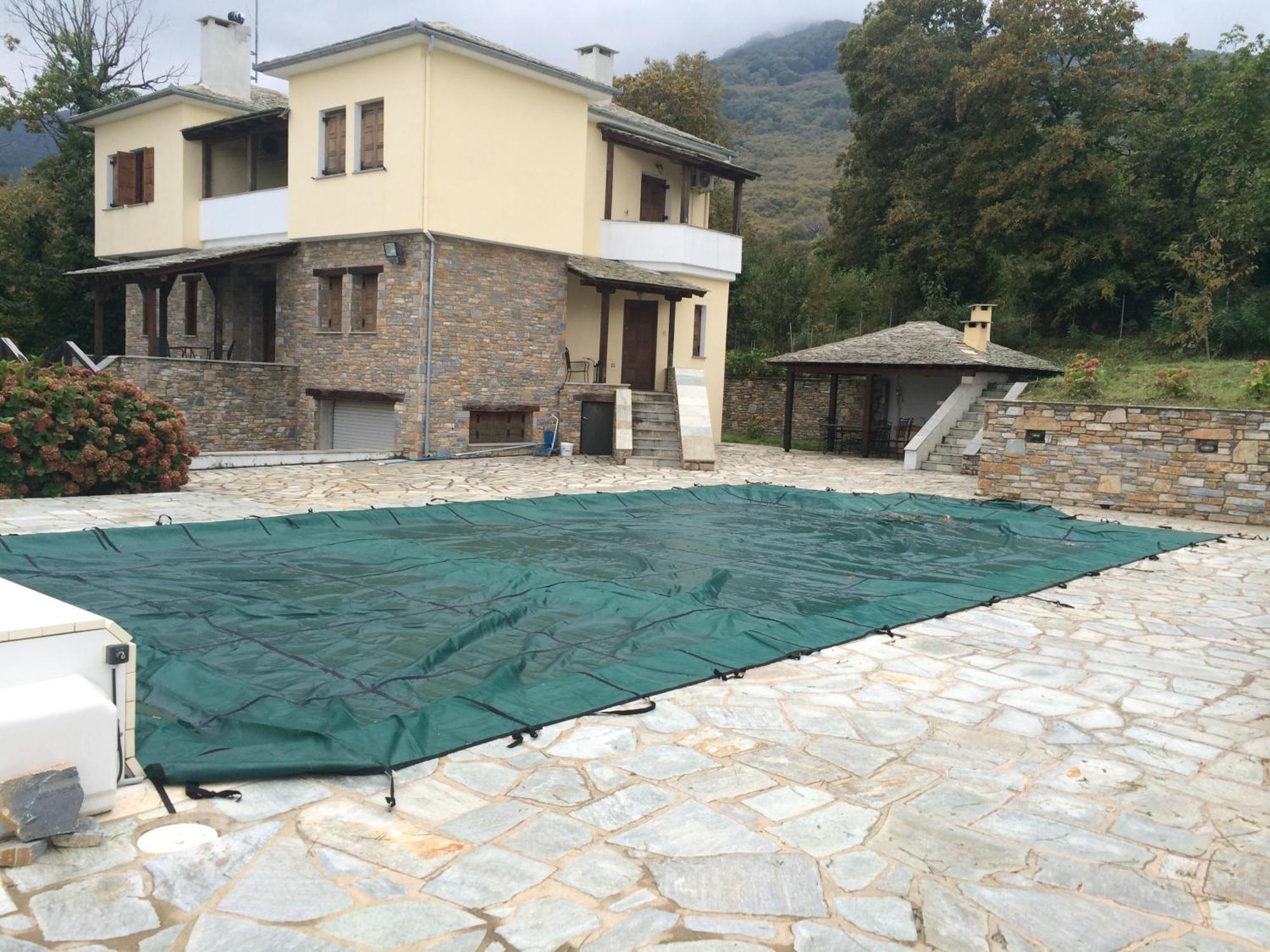 Luxury Villa With Pool In Tsagarada Exterior photo