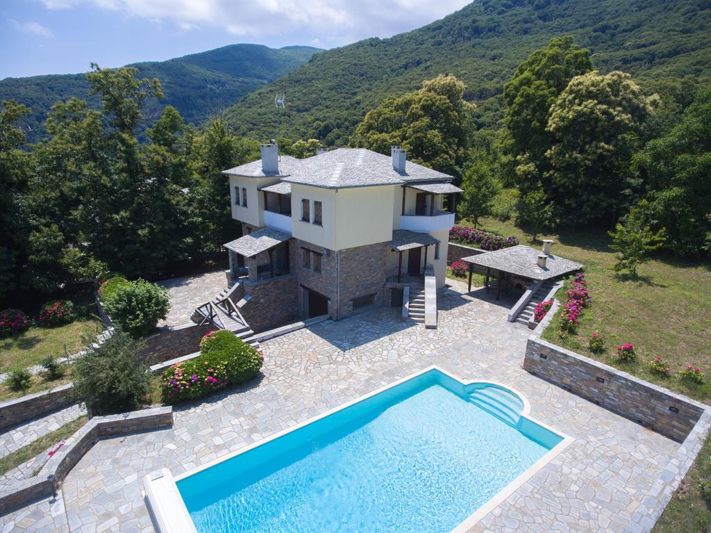 Luxury Villa With Pool In Tsagarada Exterior photo