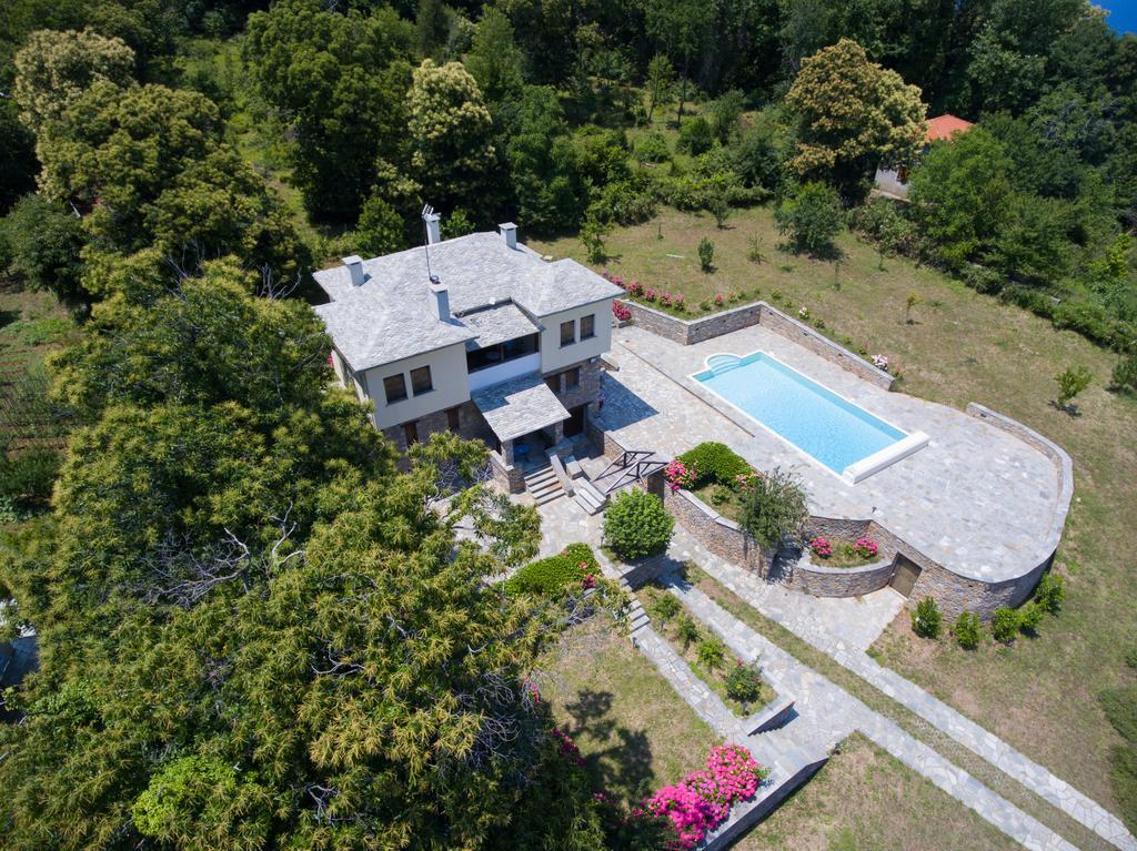 Luxury Villa With Pool In Tsagarada Exterior photo